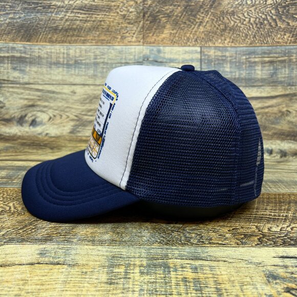 Ol' Dirty Bastard Mens Trucker Hat Navy Snapback 90s Hip Hop Rap Baseball Cap - Picture 4 of 8